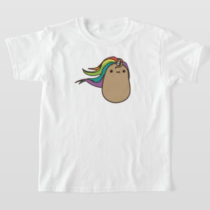 Einhorn lustige Kartoffel  T-Shirt