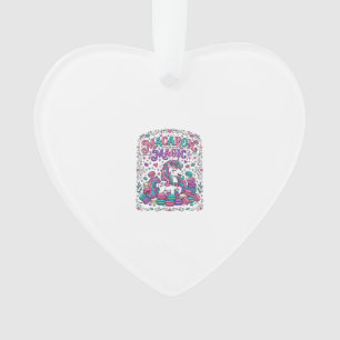 Einhorn Macaron Magie Farbige Marktplatz Kunst Ornament