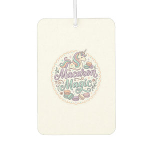 Einhorn Macaron Magie Whimsical T-Shirt Design_1 Autolufterfrischer