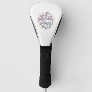 Einhorn Macaron Magie Whimsical T-Shirt Design_1 Golf Headcover