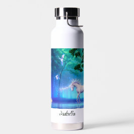 Einhorn Magic Moonlight Forest Name Trinkflasche