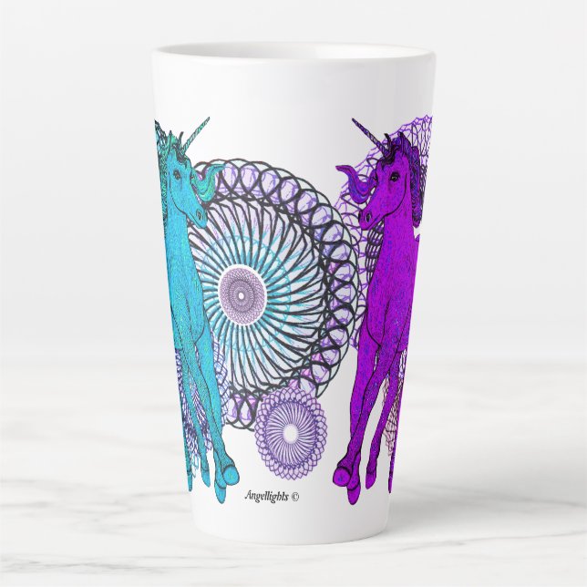 Einhorn-Magie Milchtasse (Vorderseite)