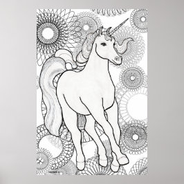 Einhorn-Magie Poster