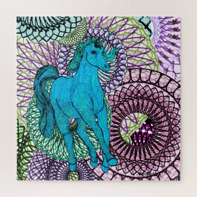 Einhorn-Magie Puzzle (Vertikal)