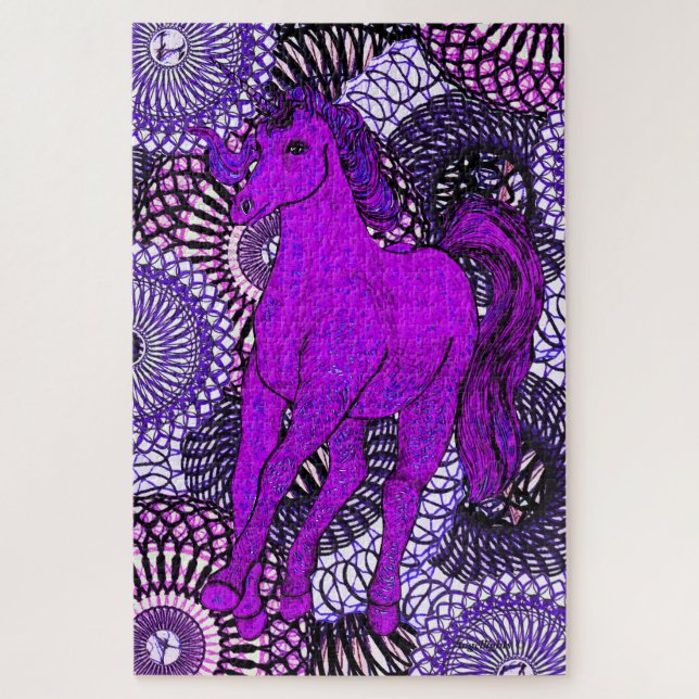 Einhorn-Magie Puzzle (Vertikal)