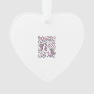 Einhorn-Magie sieht auf mir trendy Grafik-Shirt au Ornament