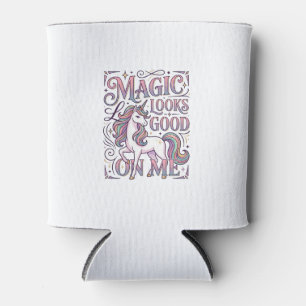 Einhorn-Magie sieht auf mir trendy Shirt Grafik gu Dosenkühler