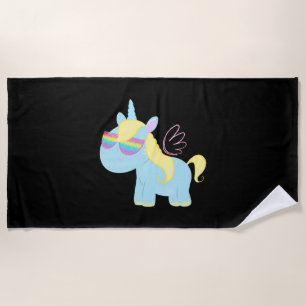 Einhorn Magie Strandtuch