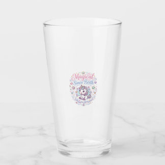 Einhorn Magisch Seit Geburt Druckfertige POD Kunst Glas