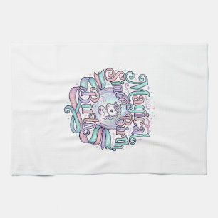 Einhorn Magisch Seit Geburt Original Grafik T-Shir Geschirrtuch