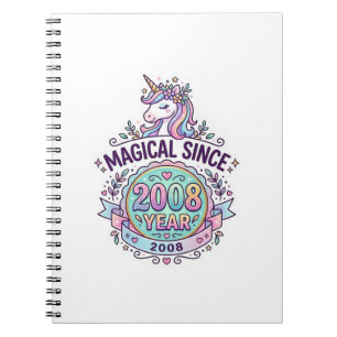 Einhorn Magisch Seit Jahr Grafikdesign Zazzle D Notizblock