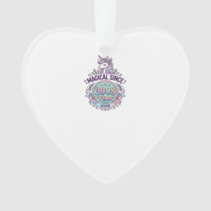 Einhorn Magisch Seit Jahr Grafikdesign Zazzle D Ornament