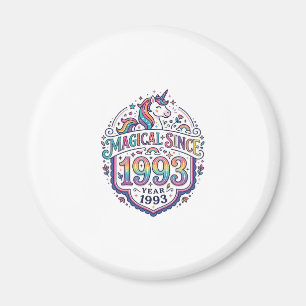 Einhorn Magisch Seit Jahr Trendiger Druck auf Anfr Magnet