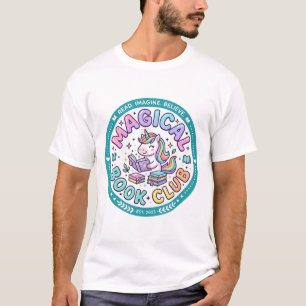 Einhorn Magischer Buchclub Lustiges Shirt Grafik_1