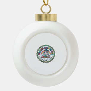 Einhorn Magischer Lehrer Club Lustiges Süßes Gesch Keramik Kugel-Ornament