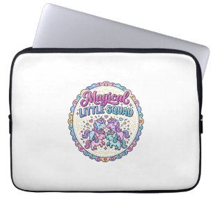 Einhorn Magisches Kleines Squad POD Bereit Apparel Laptopschutzhülle