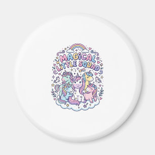 Einhorn Magisches Kleines Team Grafikdesign Produk Magnet