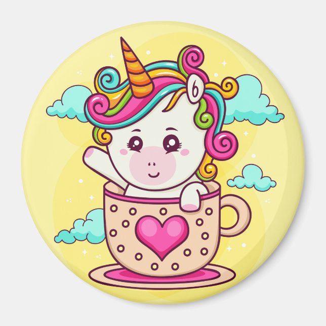 Einhorn Magnet (Vorne)