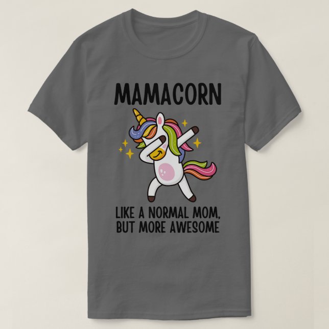 Einhorn-Mama 9 T-Shirt (Design vorne)