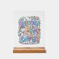 Einhorn Mama Energie Kawaii Vektor Design_1