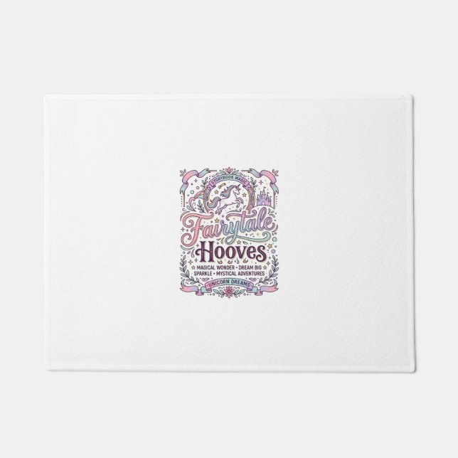 Einhorn Märchen Hufe Original Merch Design_1 Fußmatte (Vorderseite)