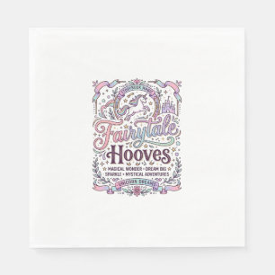 Einhorn Märchen Hufe Original Merch Design_1 Serviette