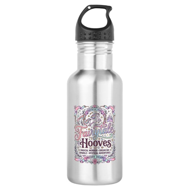 Einhorn Märchenhufe Original Merch Design_1 Edelstahlflasche (Vorderseite)