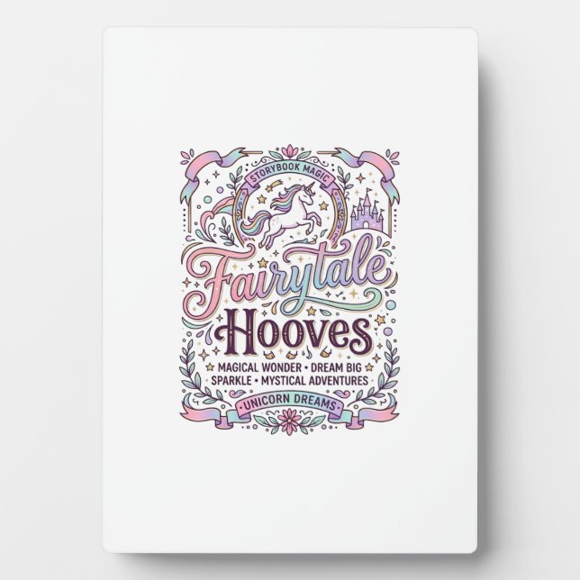 Einhorn Märchenhufe Original Merch Design_1 Fotoplatte (Vorderseite)