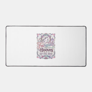 Einhorn Märchenhufe Original Merch Design_1 Schreibtischunterlage