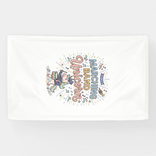 Einhorn-Marschkapelle Einhorn-Druckfertiger Marktp Banner