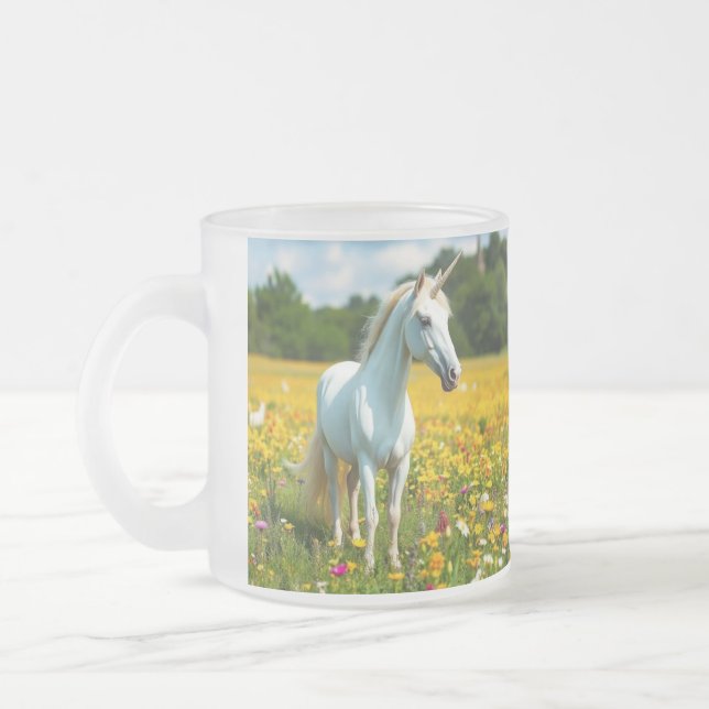 Einhorn Mattglastasse (Links)
