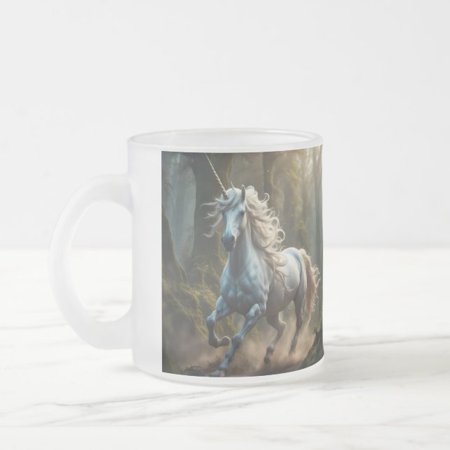 Einhorn Mattglastasse (Links)