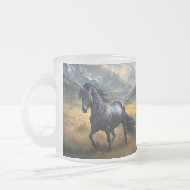 Einhorn Mattglastasse (Links)