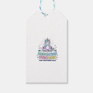 Einhorn-Meditation Einhorn Fett-Typografie T-Shirt Geschenkanhänger