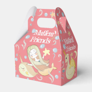 Einhorn Meerjungfrau Narwal Drache Fantasy Rosa Pa Geschenkschachtel
