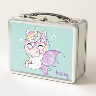 Einhorn-Metall-Lunchbox Metall Brotdose