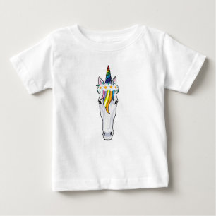 Einhorn mit Blume Baby T-shirt