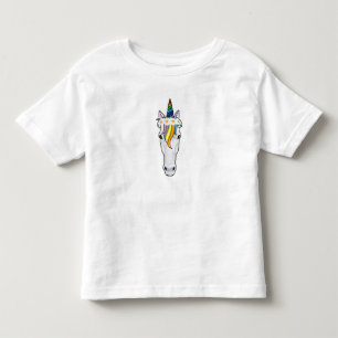 Einhorn mit Blume Kleinkind T-shirt