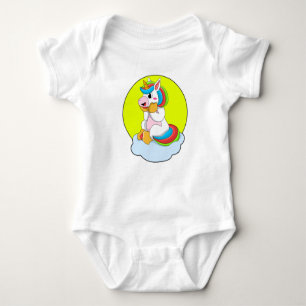 Einhorn mit Cloud & Sun Baby Strampler