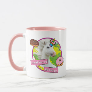 Einhorn mit Donuts Tasse