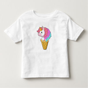 Einhorn mit Eiscreme Kleinkind T-shirt