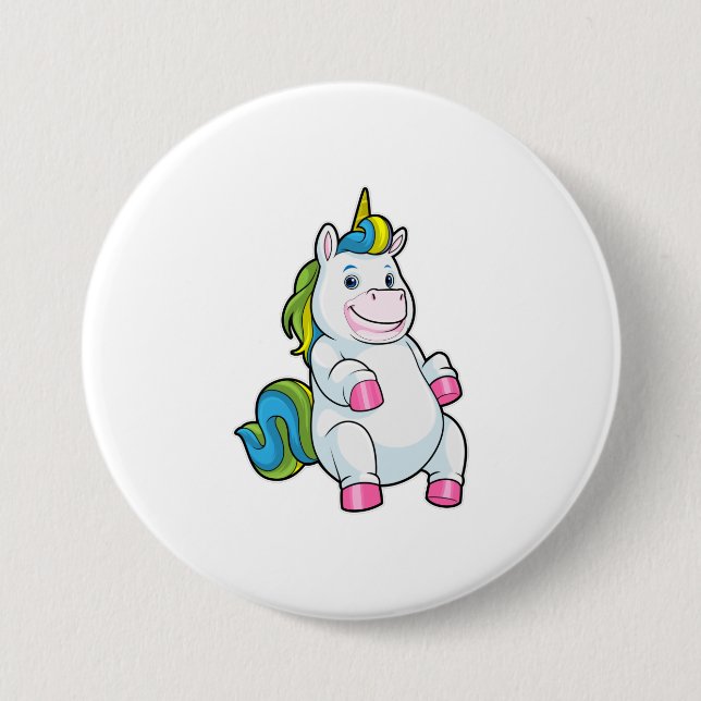 Einhorn mit großem Bauch Button (Vorderseite)