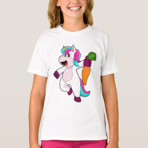 Einhorn mit Karrot T-Shirt