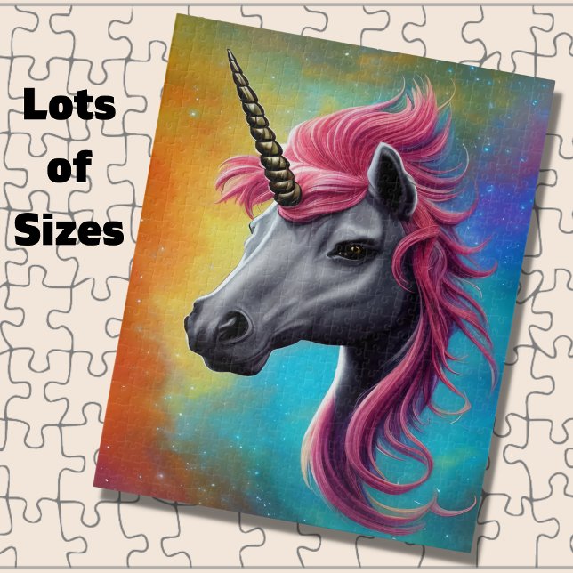 Einhorn mit Pink Mane Jigsaw Puzzle (Von Creator hochgeladen)