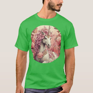 Einhorn mit rosa Mane T-Shirt