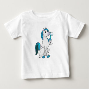 Einhorn mit Seifenblasen Baby T-shirt