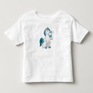 Einhorn mit Seifenblasen Kleinkind T-shirt