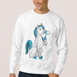 Einhorn mit Seifenblasen Sweatshirt