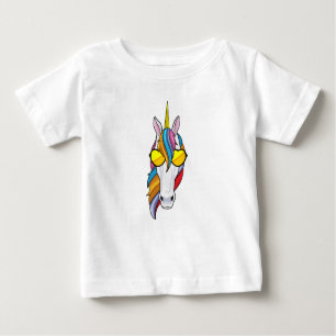 Einhorn mit Sonnenbrille Baby T-shirt