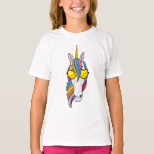 Einhorn mit Sonnenbrille T-Shirt